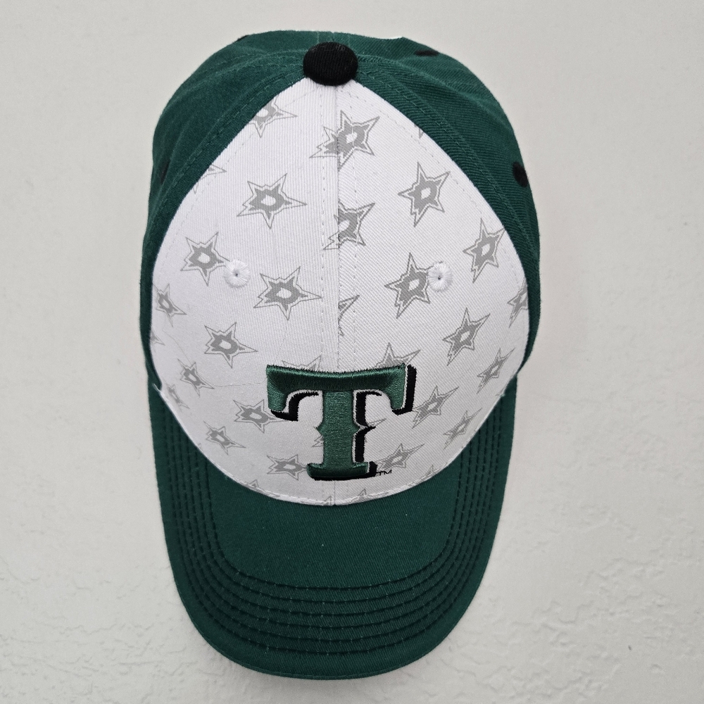 Texas Rangers / Dallas Stars Community Night, Trucker Hat in Green and White - Picture 3 of 9